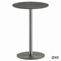 Pedrali designové jídelní stoly Inox 4400 (Ø 49cm)