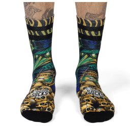 ponožky AMERICAN SOCKS - Black Plague - AS502
