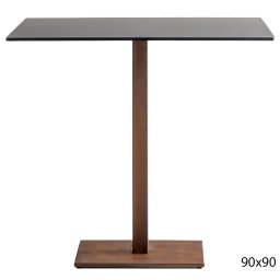 Pedrali designové jídelní stoly Inox 4402 (90x90 cm)