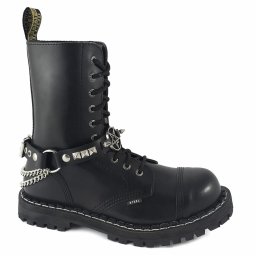 obojek (postroj na botu) Pentagram Classic Pyramids Boot Strap - LSF3 12