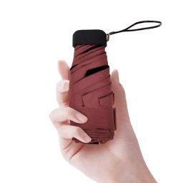 Gaira® Deštník Mini U7501, Barva vínová