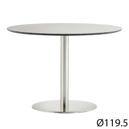 Pedrali designové jídelní stoly Inox 4430 (Ø 119.5 cm)