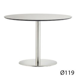 Pedrali designové jídelní stoly Inox 4430 (Ø 119cm)