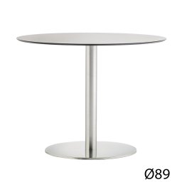 Pedrali designové jídelní stoly Inox 4430 (Ø 89cm)