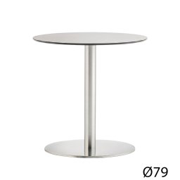 Pedrali designové jídelní stoly Inox 4430 (Ø 79cm)