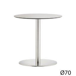 Pedrali designové jídelní stoly Inox 4430 (Ø 70cm)