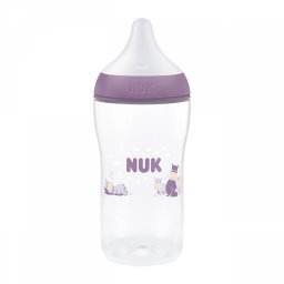 Kojenecká láhev NUK Perfect Match s kontrolou teploty Hippo 260 ml