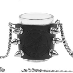 panák na krk LEATHER & STEEL FASHION - LSF13 01