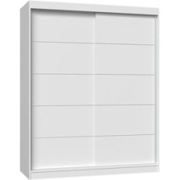 Topeshop Šatní skříň Iga 160/C bílá