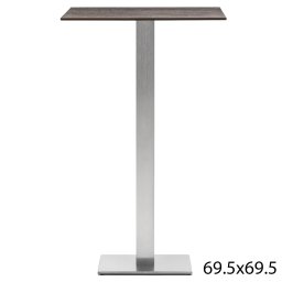 Pedrali designové kavárenské stoly Inox 4444 (69.5x69.5 cm)