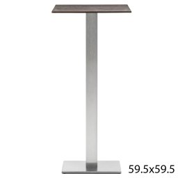 Pedrali designové kavárenské stoly Inox 4444 (59.5x59.5 cm)