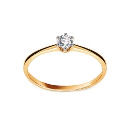 Zásnubní prsten Henley s lab-grown diamanty, žluté zlato 14K IZLG1512