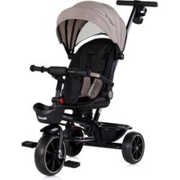CHIPOLINO Tříkolka se stříškou Max Sport 2v1 Latte