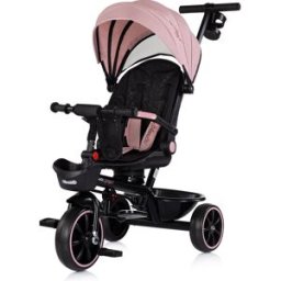 CHIPOLINO Tříkolka se stříškou Max Sport 2v1 Powder Pink