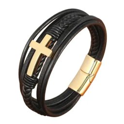 Gaira® Náramek Cross 35010, Barva zlatá