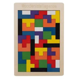 Dřevěné puzzle – vzdělávací skládanka pro děti