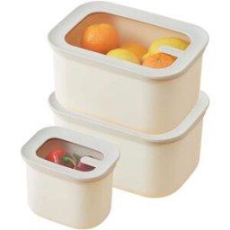 LocknLock HLE4121S21 Dóza na potraviny Dual Nesting set 3 ks