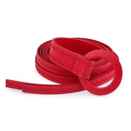 Dámský / dívčí pásek šíře 2 cm, barva 2 červená