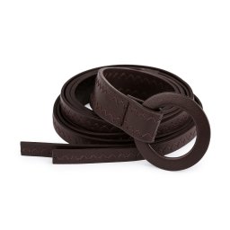 Dámský / dívčí pásek šíře 2 cm, barva 3 hnědá