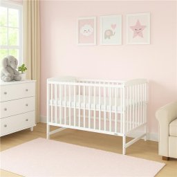 Dětská postýlka New Baby LILLY bílá
