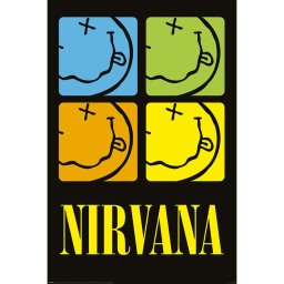 plakát NIRVANA - Happy Face SQUARES - PP35032