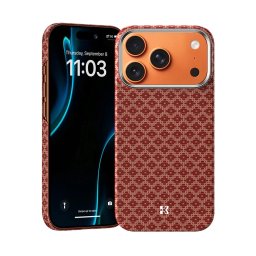 Benks ArmorGrid ArmorAir Kevlar® 600D Magnetic iPhone 17 Pro - Orange