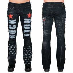 kalhoty unisex (jeans) WORNSTAR - Rock N Roll Star - WSGP-RNRS