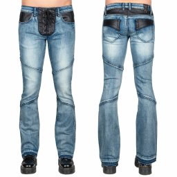 kalhoty unisex (jeans) WORNSTAR - Troubadour - Classic Blue - WSGP-TRUB