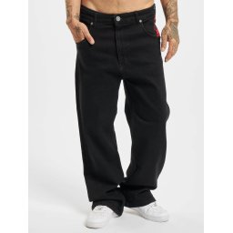 kalhoty pánské (jeans) URBAN CLASSICS - Homie Baggy - Black - DGJS158