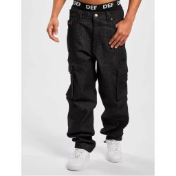 kalhoty pánské (jeans) URBAN CLASSICS - Baggy - Ecko Unltd. Ec Ko - Black - ECKOJS1038