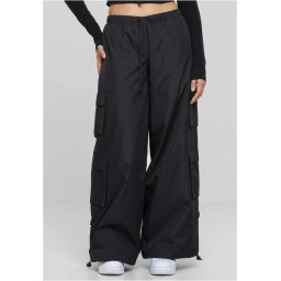 kalhoty dámské URBAN CLASSICS - Baggy - Ripstop Double Cargo - black - TB6100