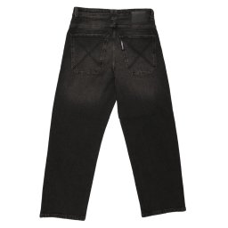 kalhoty pánské (jeans) HOME BOY - Baggy - X-Tra - Baggy Black Label - Dirty Black - 01PA0390