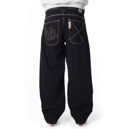 kalhoty pánské (jeans) HOME BOY - Baggy - X-Tra Monster Hb. - Denim Washed Black - 01PA1041