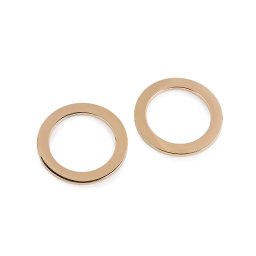 Nerezový kroužek na plavky, šaty a doplňky Ø45 mm; 52 mm plochý, barva 4 (Ø52 mm) růžové zlato