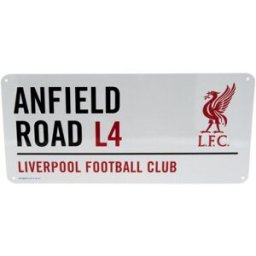 Storm FC Liverpool Anfield Road - cedule na zeď