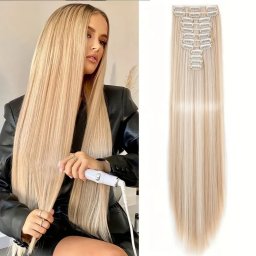 Girlshow Clip in vlasy - sada DE-LUXE, 57 cm, odstín - 18/613