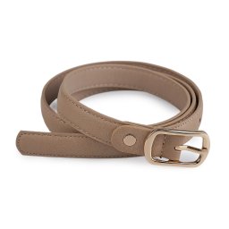 Dámský pásek šíře 1,8 cm, barva 1 béžová zlatá