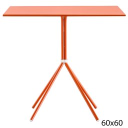Pedrali designové zahradní jídelní stoly Nolita 5454 (60x60 cm)