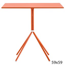 Pedrali designové zahradní jídelní stoly Nolita 5454 (59x59 cm)