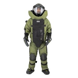 Oblek pyrotechnický EOD 9 MED-ENG s příslušenstvím ZELENÝ použitý