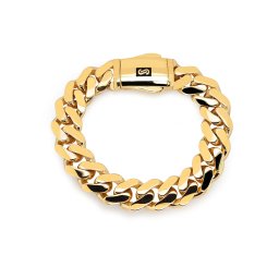 Monaco Chain náramek Classic Plain lock 15,5 mm IZ30159N