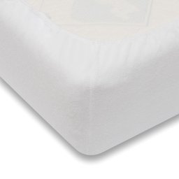 Froté prostěradlo do dětské postele New Baby 160x80 cm bílá
