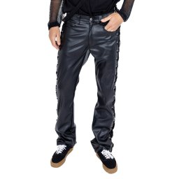kalhoty pánské VIXXSIN - MAXIMUS - BLACK PVC - P-MXMUSM-B