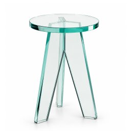 Glas Italia designové odkládací stolky Crystal Stool