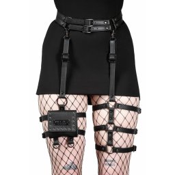 postroj (ledvinka) KILLSTAR - Carrion Harness - Black - KSRA008448