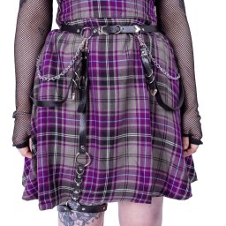 harness (postroj) HEARTLESS - HEX HEART - BLACK - POI1507