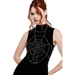 harness (postroj) KILLSTAR - Torn Hearts - Dark/Silver - KSRA014356