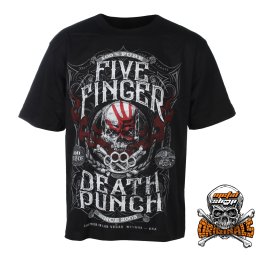 tričko pánské Five Finger Death Punch -t Box pak 100% Pure - Solid Black - METALSHOP ORIGINALS - 23289