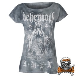 tričko dámské Behemoth - Marylin Amen - Batick-Grey - METALSHOP ORIGINALS - 23309