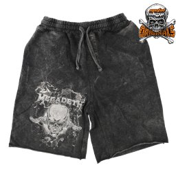 kraťasy pánské Megadeth - Bermudas DYED Vintage - New Marlite - METALSHOP ORIGINALS - 23318